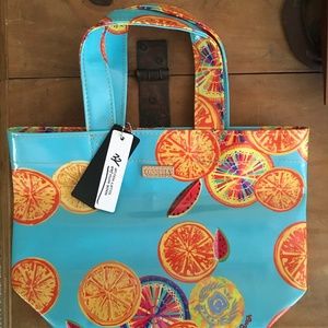 Consuela Turquoise Grab & Go Citrus Pattern
